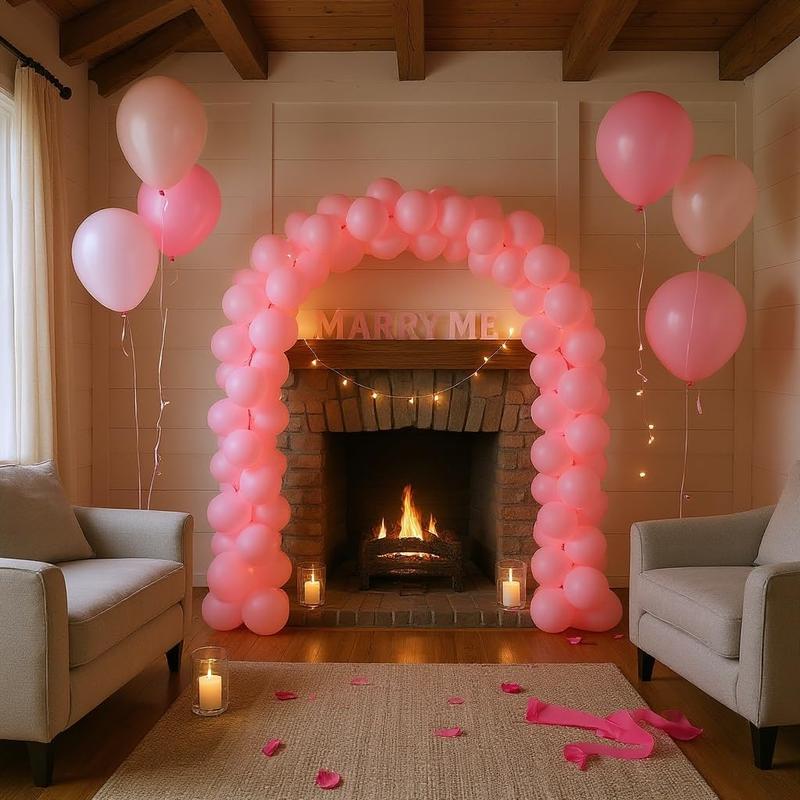 50 Pcs 12 Inch Pink Balloons, Premium Light Pink Latex Balloons for Party Decorations, Thick Pastel Pink Balloons for Girls Birthday, Baby Shower, Wedding, Bridal Shower, Princess Theme Party