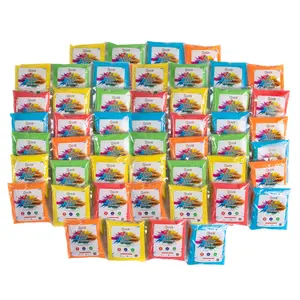 Non-Toxic Holi Color Powder - Pack of 50