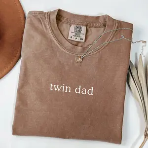 Comfort Colors Twin Dad Shirt, Twin Dad Club Shirt, Dad Of Twins Shirt, Twin Baby Shower Gift, Father Of Twins, Twin Dad To Be Tee