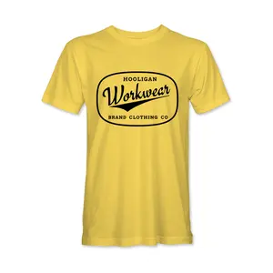 Hooligan Workwear Classic Graphic T-Shirt 100% Cotton Men