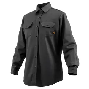 VEVOR Flame-Resistant Welding Jacket XL-Sized 7oz FR Cotton Welding Safety Jacket