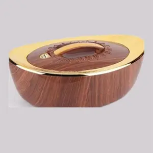 MiraRabel Luxury Wood-Like Chef Food Warmer (Set of 3)