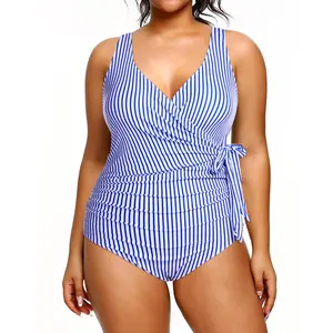 Yonique Plus Size One Piece Swimsuits for Women Tummy Control Bathing Suits Full Coverage Swimwear