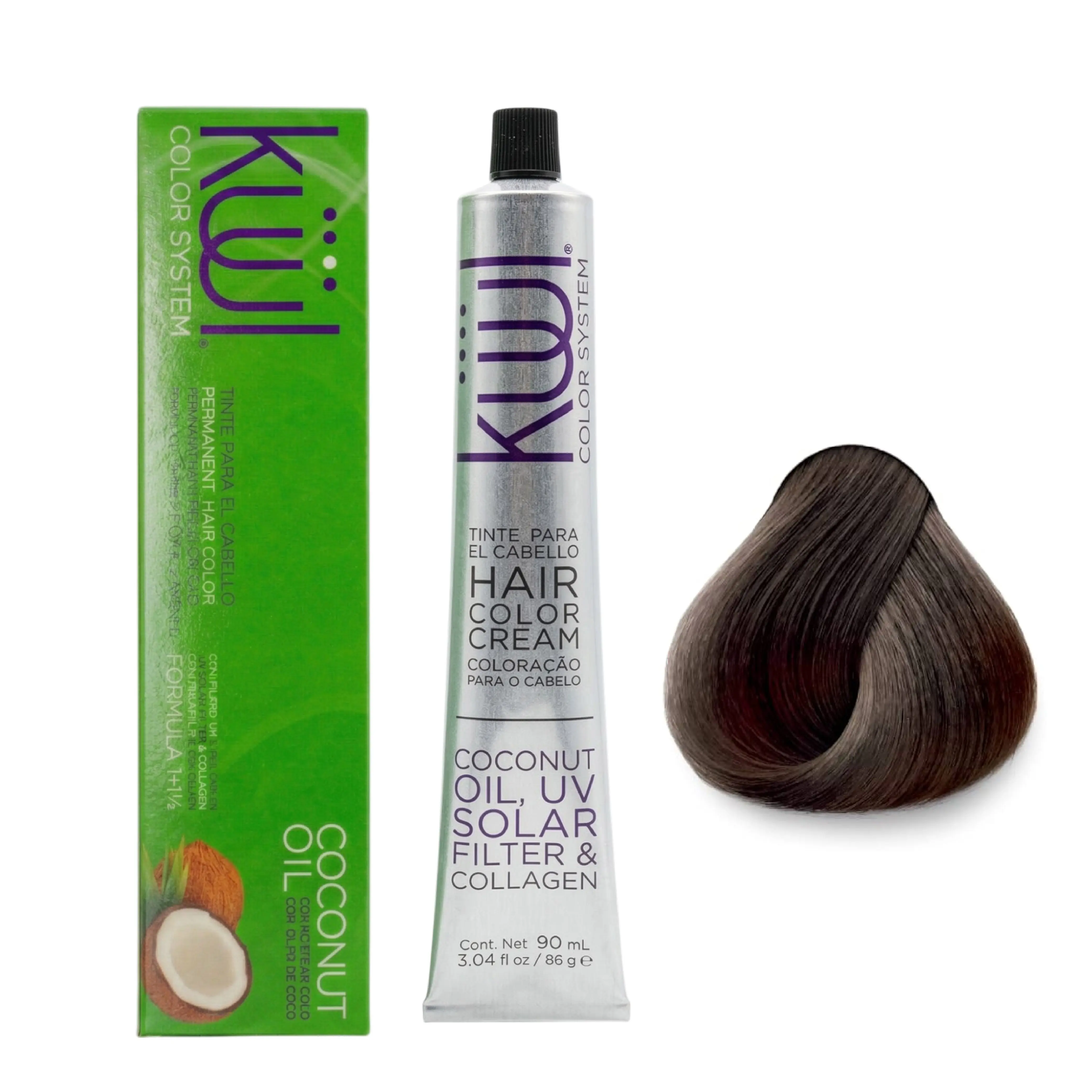 Küül Coconut Oil Hair Color 5.31 Chocolate – Permanent Chocolate Brown Hair Dye