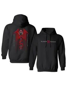 Token Ascensionism Hoodie, Vintage Rock Band Merchandise, Unisex Heavy Streetwear, Ideal Gift for Him Her, Fall Winter Fashion