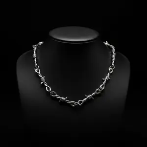Barbed Wire Necklace