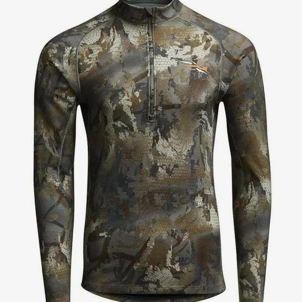 Heavyweight Half Zip Realtree Camo Long Sleeve Zip Shirt | Outdoor Performance Wear
