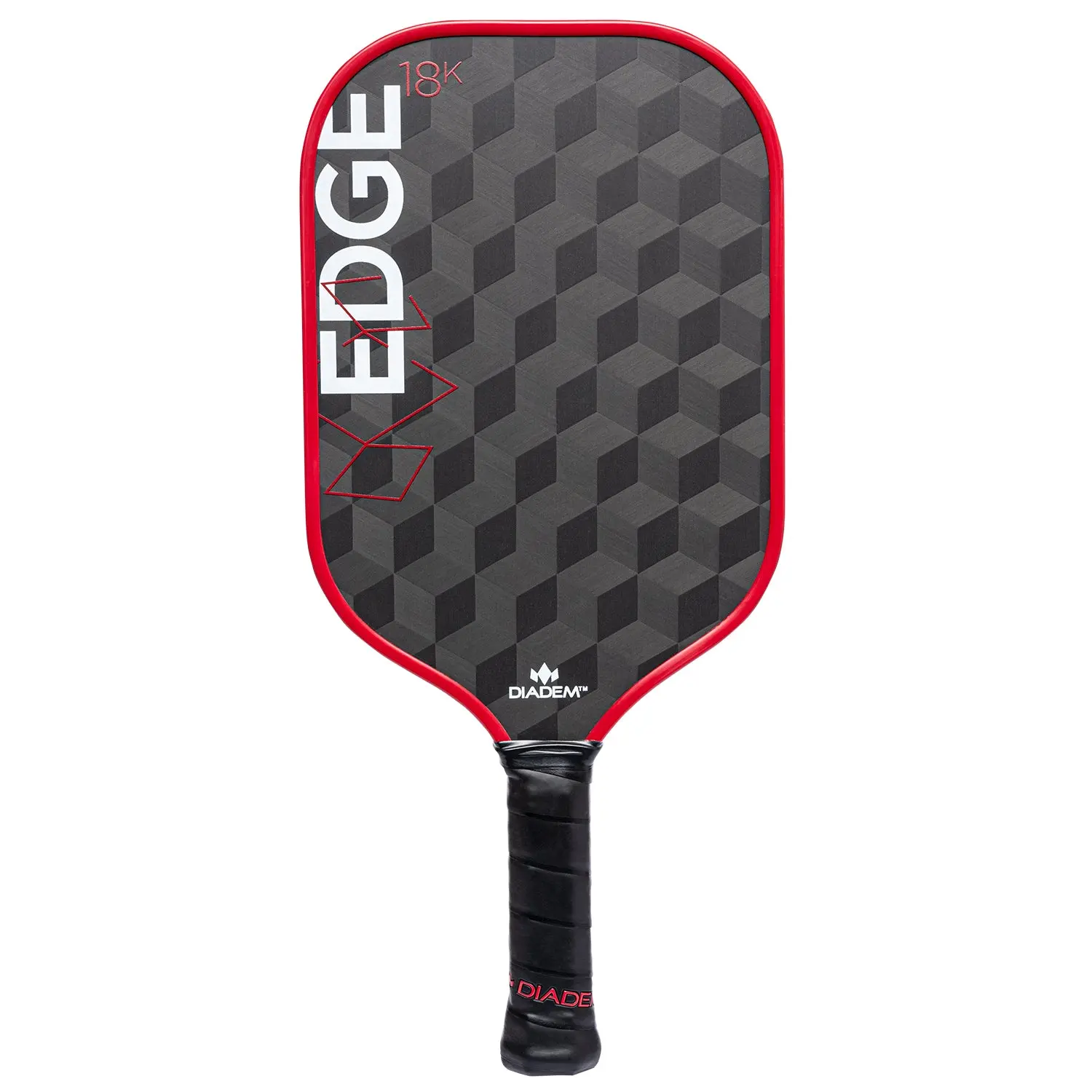 Diadem Edge 18K Pickleball Paddle - 3D 18k Carbon Fiber, Triaxial Weave, 8.0oz Weight, 16mm Profile, USAPA Approved