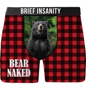 Bear Naked Unisex Underwear