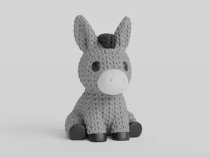 Knitted Donkey