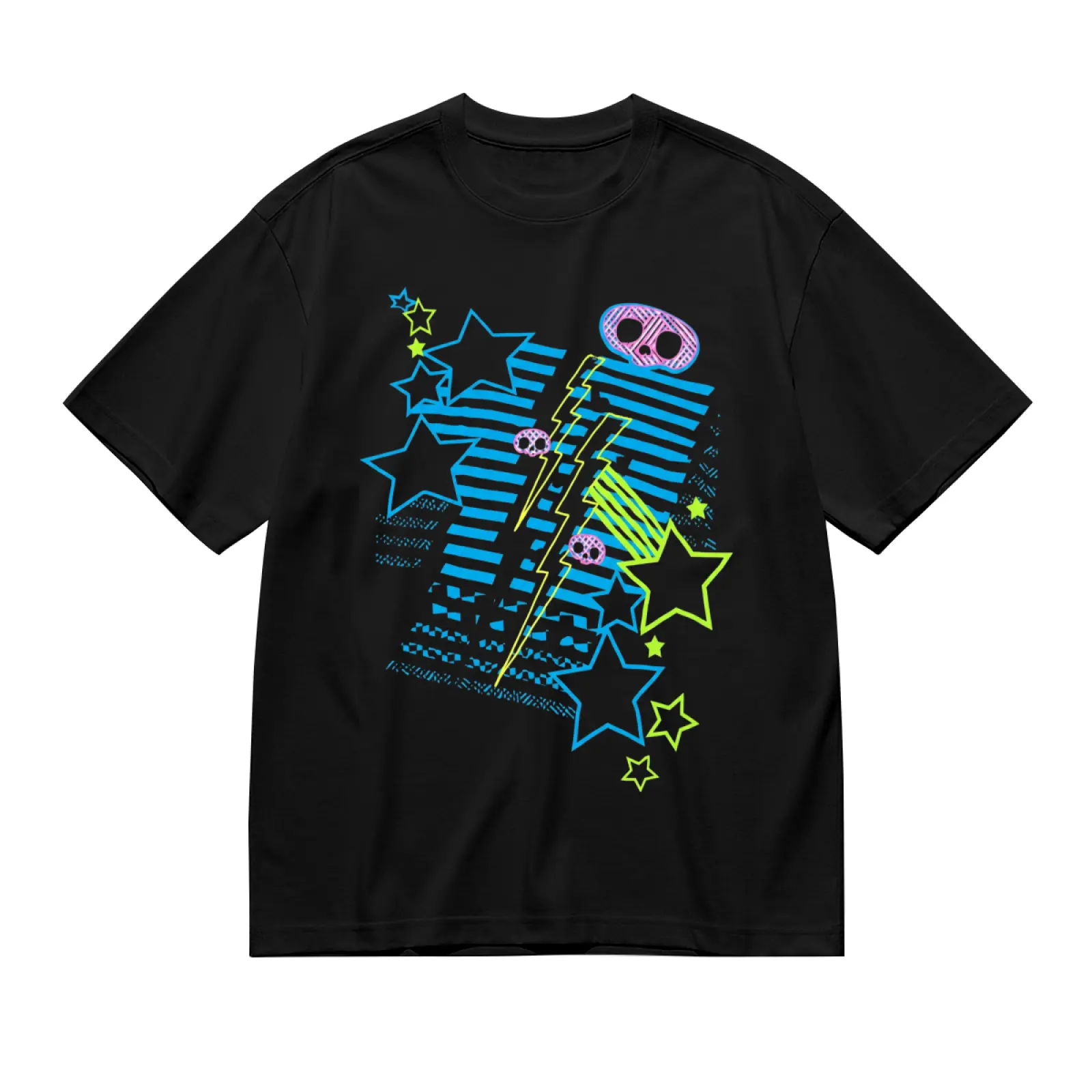 Women Y2K 90s Vintage Gothic Emo Anime Girl Print Baby Tee, 2000s Trashy Aesthetic Streetwear Short Sleeve Tops