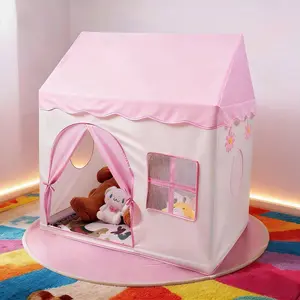 Kids' Toy Castle | Floral Play Tent | Secret Base & Sleep Tent | Outdoor Beach Toy | Unisex Holiday & Xmas/Halloween Gift | No Accessories