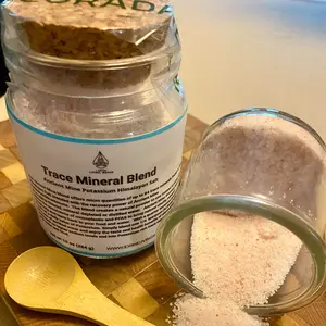 I Drink Living Water,  Ancient Mine Trace Mineral Potassium Blend, 10oz Blend with Filtered or Distilled Water to Revive taste and health.  Use as a table salt substitute to reduce sodium intake.