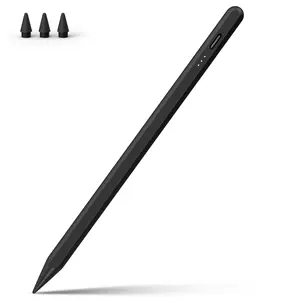 Black Stylus Pen for iPad 2018-2024,13 Mins Fast Charge/Work 10H iPad Pencil with Palm Rejection and Tilt Sensitivity,Compatible with iPad Pro11/12.9/13in,iPad6-10,  Air11/13in,3/4/5, Mini5/6