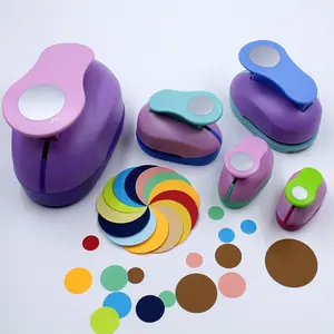 9/16/25/38/50mm Random Color Circle Punch DIY Embossing Punches Scrapbooking Machine Paper Cutting Hole Punch Rounder Cutter Circle Cutters