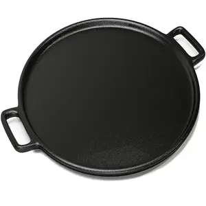 Cast Iron Pizza Pan 14 in. - Versatile Cooking Tool for Various Dishes