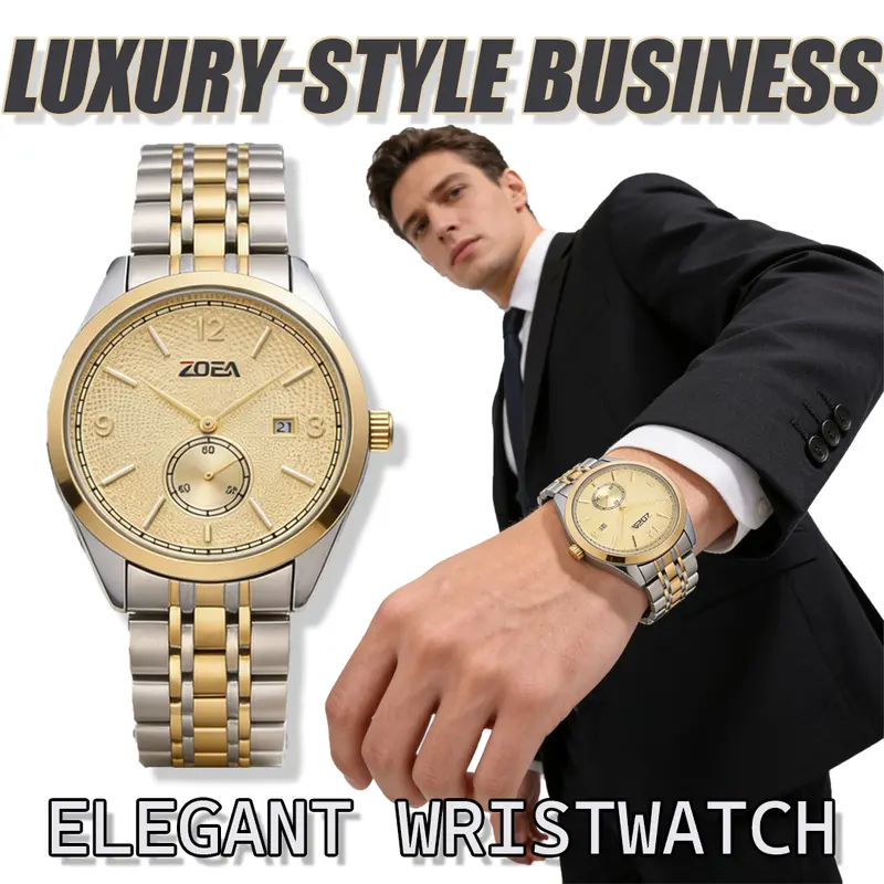 modern gentleman watch-——the top choice for Christmas gifts. 10m water resistance with a butterfly clasp and sapphire crystal.