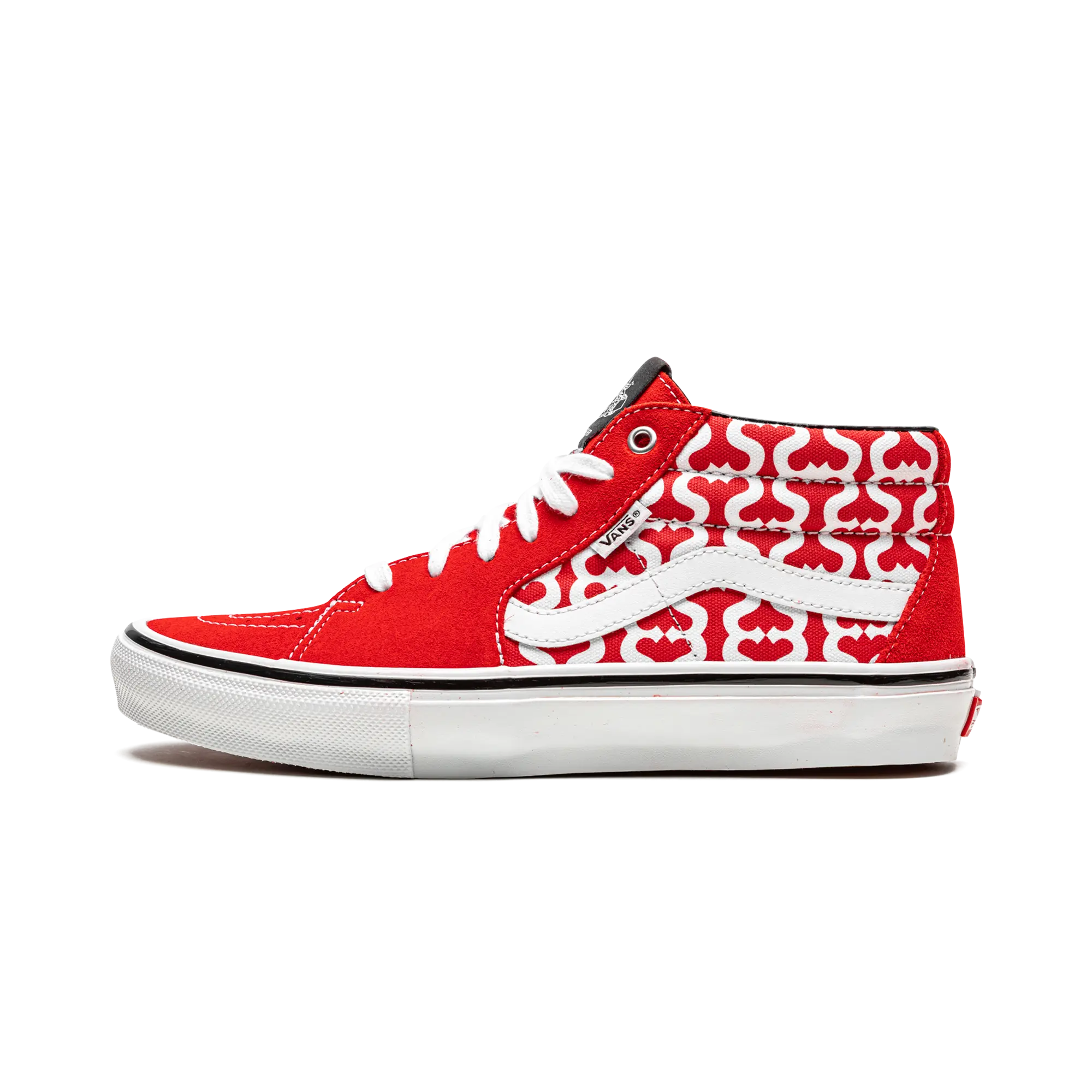 Skate Grosso Mid "Supreme - Monogram S - Red" VN0A5KS15XS