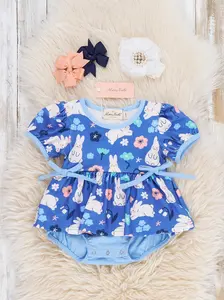 Petal Patch Bunny Bubble Romper