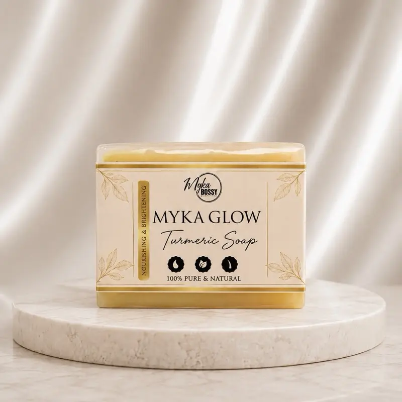 Myka Glow Tumeric Soap – Cleansing Bar