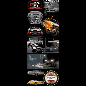 Ranflas Lowrider 3 Halftone Gangsheet | DTF Heat Transfers Car