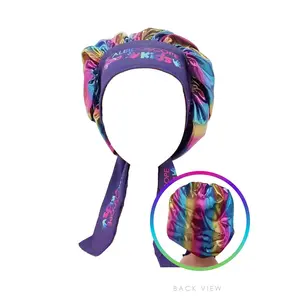 Kaleidoscope Kids Satin Bonnet - Rainbow