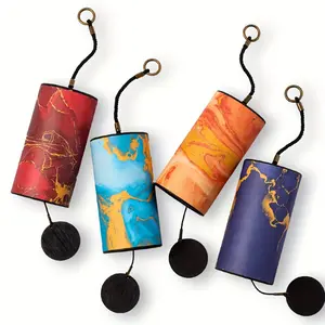 9-Tone Bamboo HLURU Wind Chimes - Soothing Healing & Meditation Sound, Perfect for Bedroom, Balcony, and Outdoor Decor