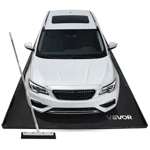 VEVOR Containment Mat, 8 ft 6 in x 20 ft, Non-Slip PVC Garage Floor Mat with a Cleaning Squeegee, Heavy Duty Durable Waterproof Protection from Snow, Rain and Mud for Cars SUVs Trucks Parking, Black