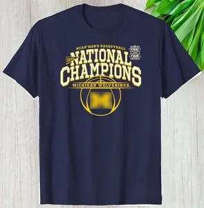 Michigan Basketball Champions 2026 Shirt, National Champs 2026 Gift For Fans Graphic Tee