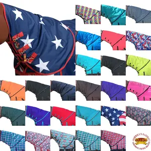 HILASON 1200D Winter Waterproof Poly Turnout Horse Hood Neck Cover | Covers for Horses