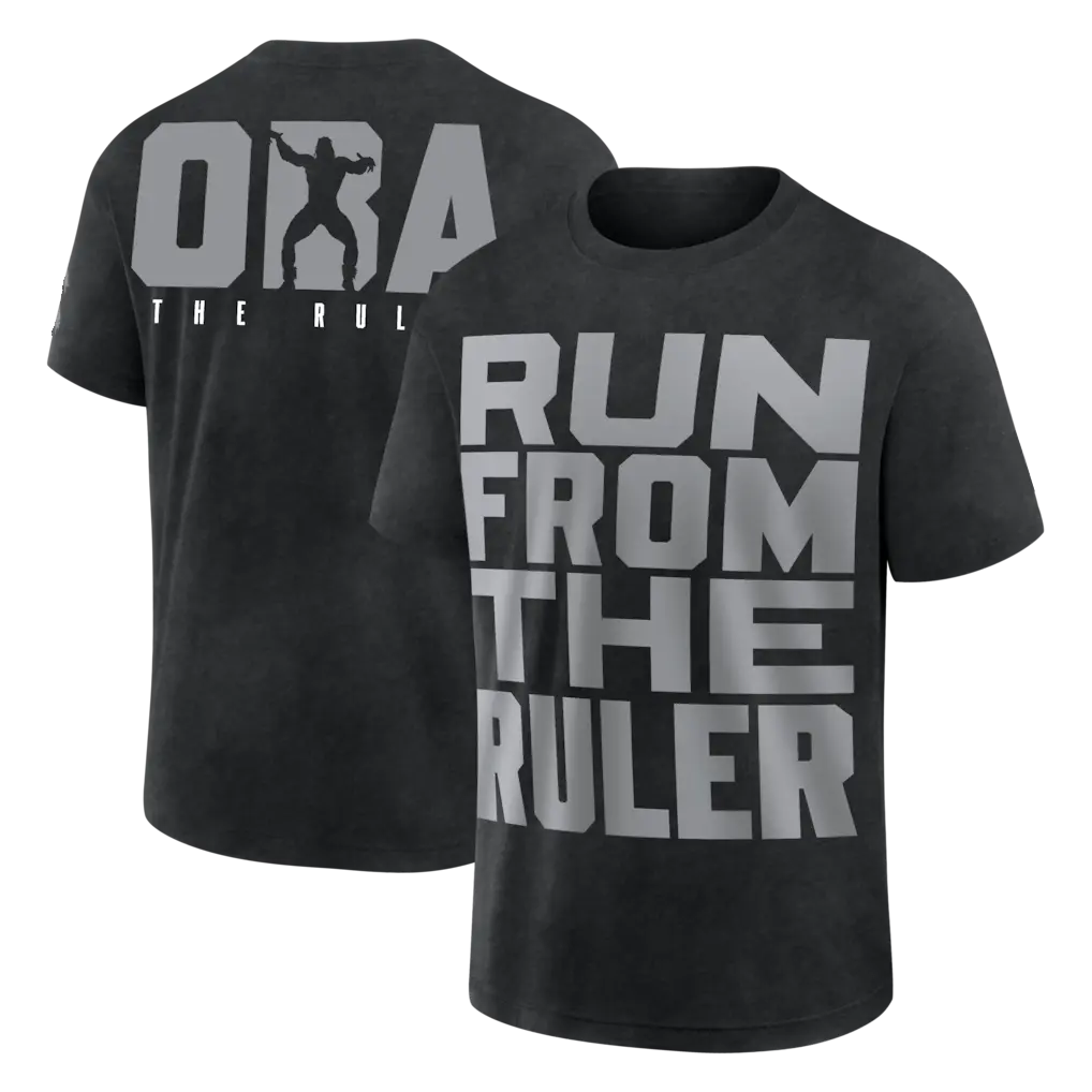 [WWE] Oba Femi Run From The Ruler T-Shirt , Retro WWE Graphics Tee, Wrestling Shirt, Gift For Fan , For Men And Women