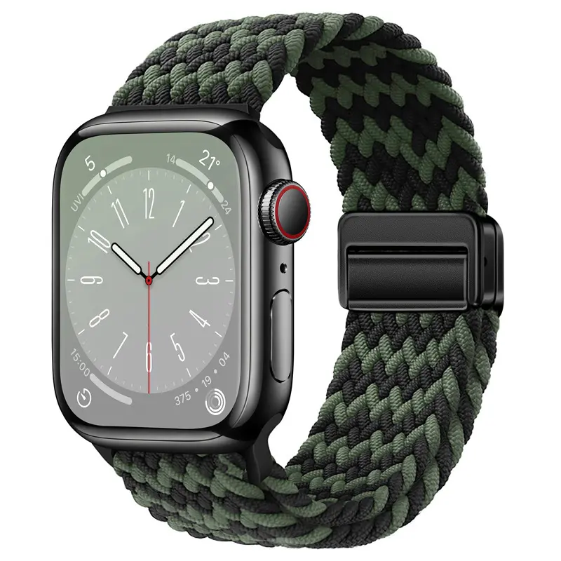 W pattern black green