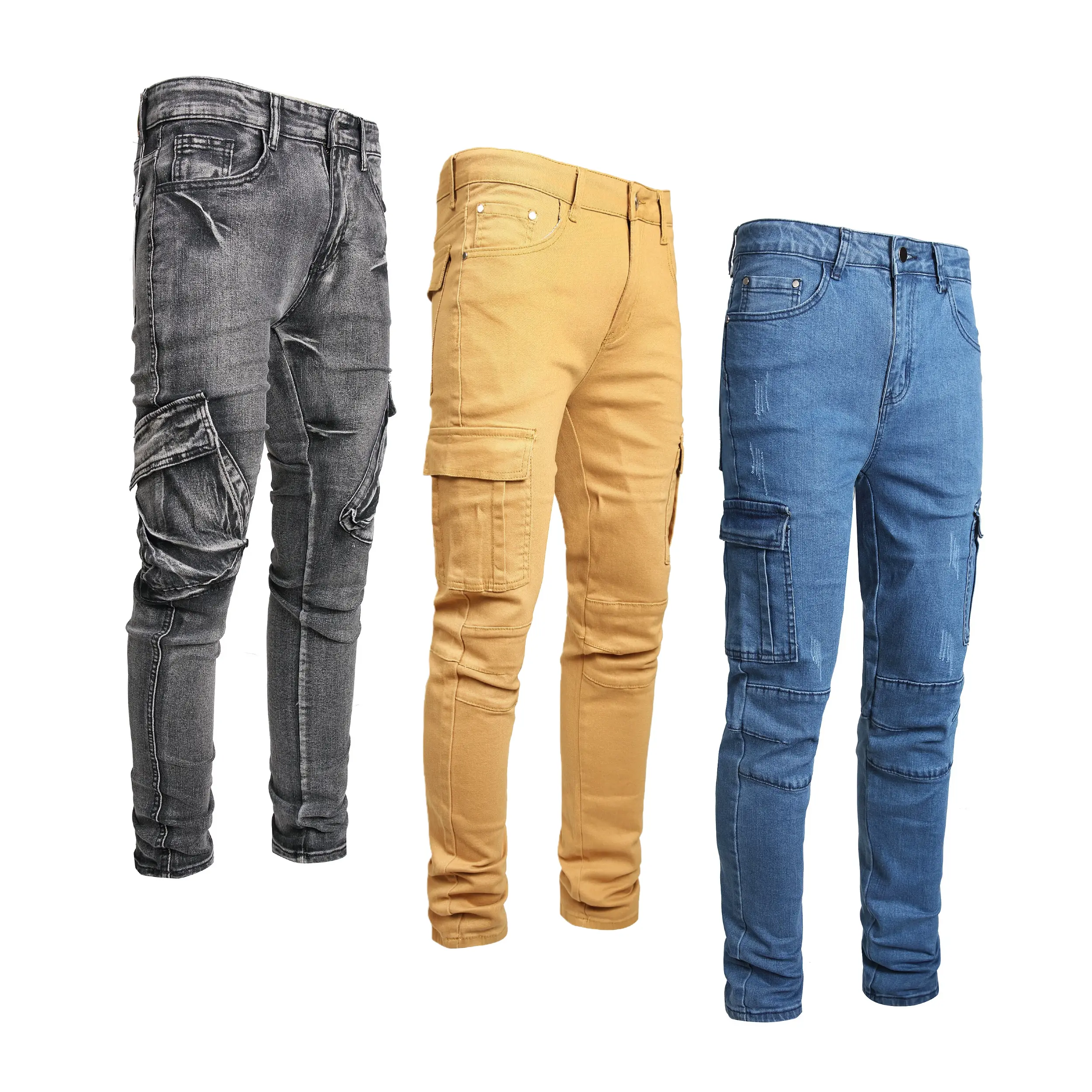 Dark Grey-Khaki-Sky Blue 5861-(GC+K+SB)