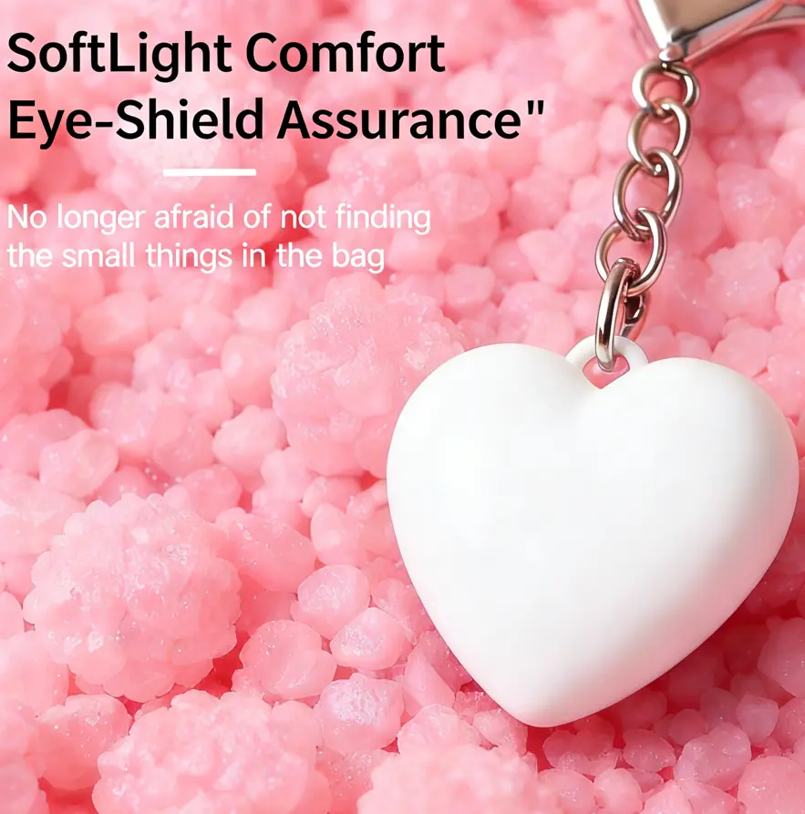Rechargeable Sensor-Activated LED Fashionable Handbag Light, Portable Purse Lamp with Minimalist Plain Design, Ideal Gift for Women