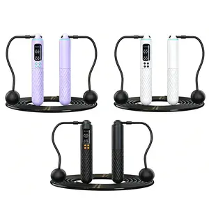Smart Jump Rope 2-in-1 | Home Workout Gear | At Home Gym Equipment | Exercise Equipment | Weighted & Cordless Mode