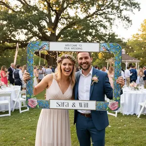 Personalized Wedding Photo Booth Frame