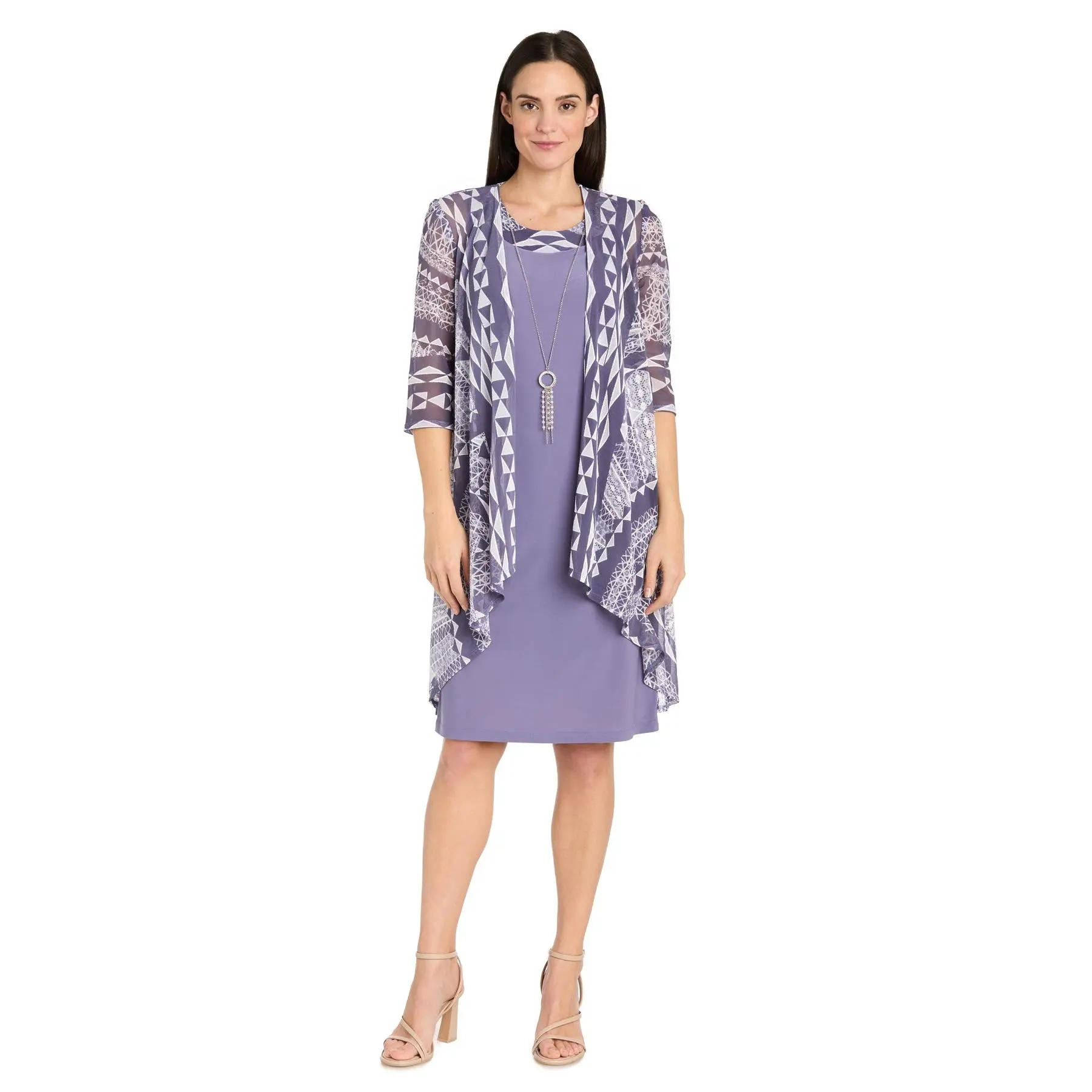 Lavender Daytime Jacket Dress - Petite