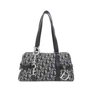 Pre-owned Dior Canvas Tote Bags Christian Boston Bag