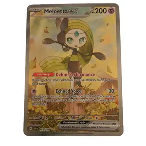 Meloetta EX - Pokemon - Black Bolt - 167/086 - Pack Fresh NM
