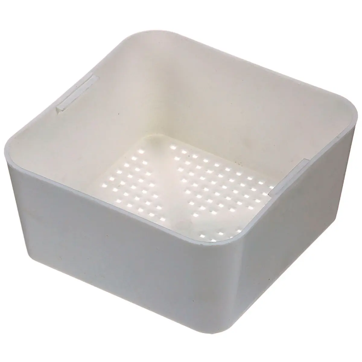 AllPoints B2948229 Plastic Floor Drain Strainer for Bathroom & Kitchen, 6.5x6.5 in, 0.187 in Holes, Replacement for 32-1422