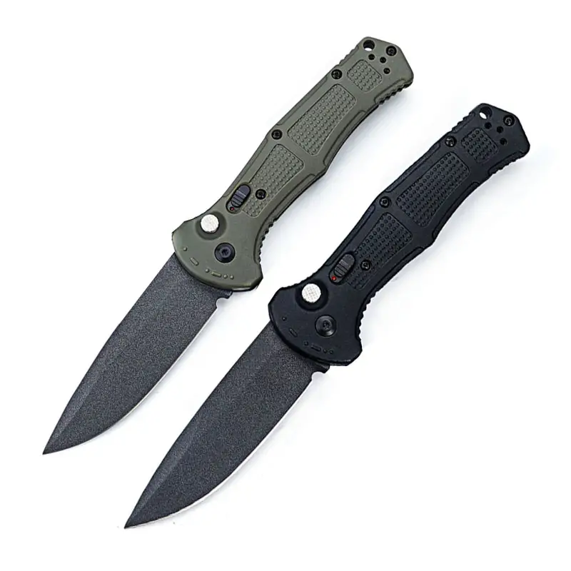 9070 D2 Steel blade nylon fiber handle folding knife, men's tactical knife, portable camping knife, pocket folding knife, multi-functional folding kni
