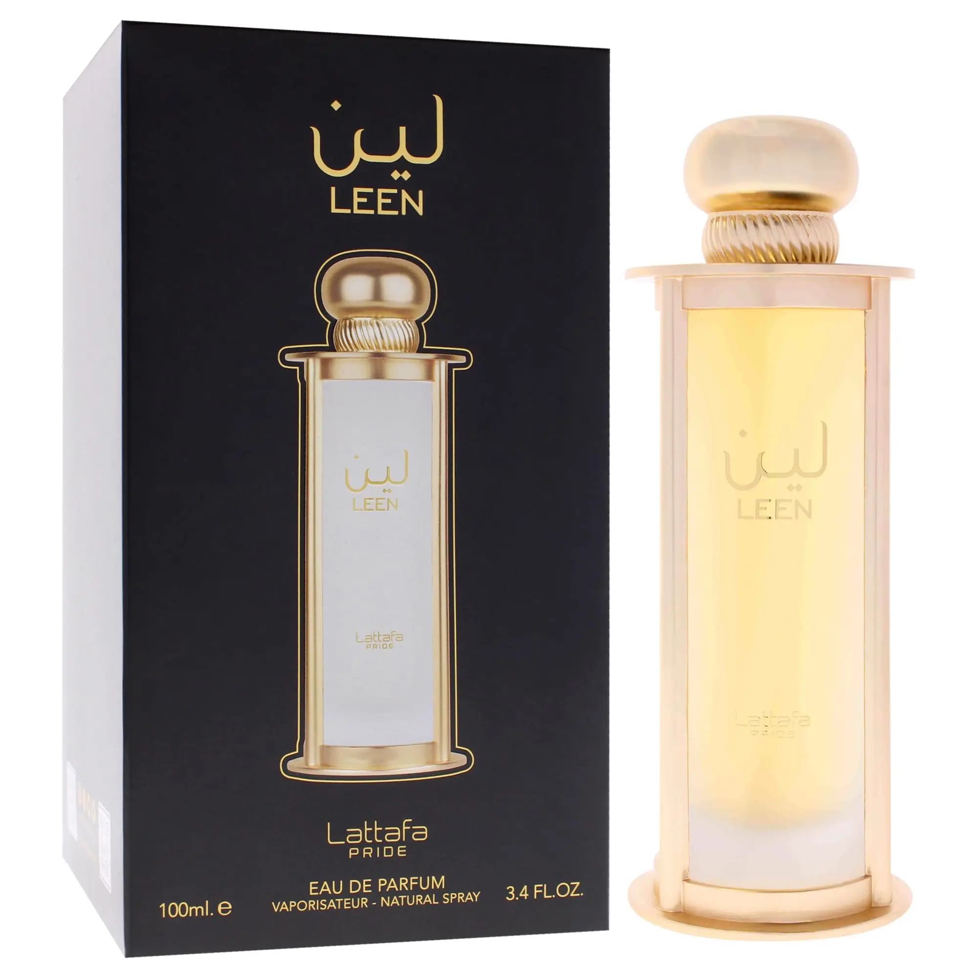 Lattafa Pride Leen Eau De Parfum - Longlasting Unisex Spicy Fruity Fragrance with Mango, Ginger, Sandalwood Notes, 3.4 fl. oz, Single Item Fragrances
