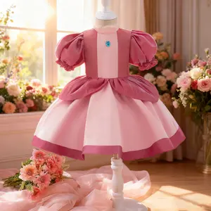 25 Girl Princess Dress For Girls Christmas Wedding Dress Party Birthday Dress Girl Summer Pink Dress Children Ball Gown