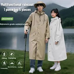 Men's and women's same raincoat full body one-piece adult electric vehicle bicycle thickened and lengthened outdoor motorcycle poncho riding