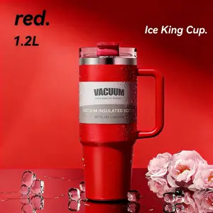 LCK King Cup Red 1.2L Vacuum Insulated Bottle High Quality Product Ice King Cup 40 FL OZ 1200ML for Events Tournaments and Fans