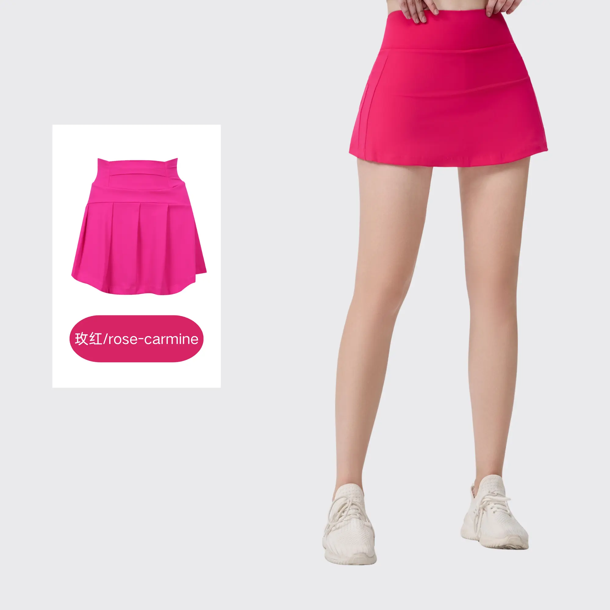 LULU Women's Solid-Color High-Waisted Yoga Skirt, Casual Slim-Fit Yoga Skirt, Spring/Summer Workout Wear, Includes Anti-Slip Underpants LULU Women's Solid-Color High-Waisted Yoga Skirt, Casual Slim-Fit Yoga Skirt, Spring/Summer Workout Wear, Includes Anti-Slip Underpants