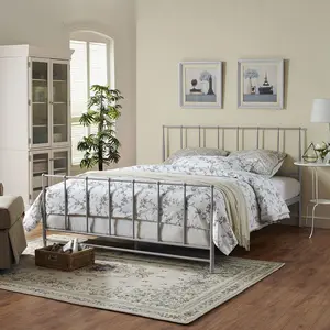Modway Estate Queen Bed in Gray