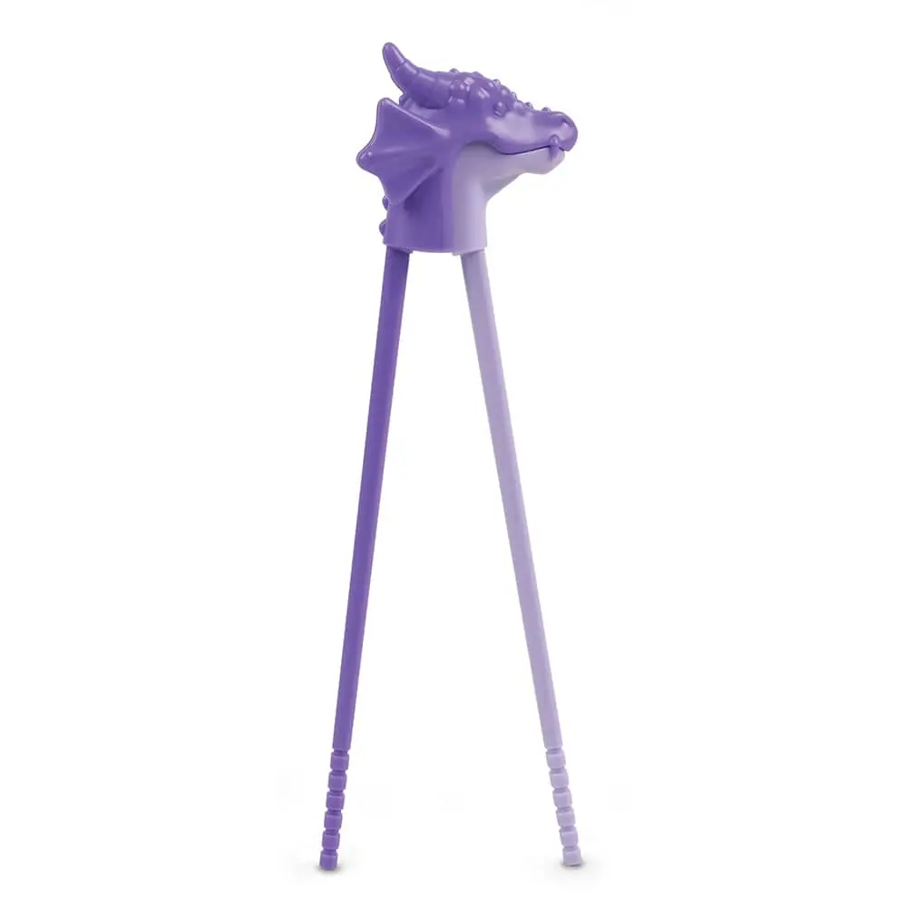 MUNCHTIME Dragon Chopsticks - Great for Fine Motor Skills & Picky Eaters - Interactive and Fun Kids Utensils