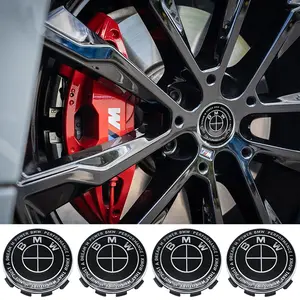 Bmw Thunder All 7-Piece Car Emblem Set 56/68mm Wheel Caps, Steering Wheel Badge, 72/81mm Front and Rear Badges for X3 X5 G20 Upgrade
