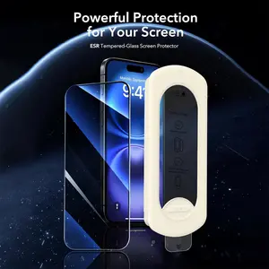 2-Pack SEEWEI Screen Protector for iPhone series, 9H+ Tempered Glass, Auto-Dust Removal, Military Grade Protection, Bubble-Free, Full Coverage, Case Friendly Protective Casing